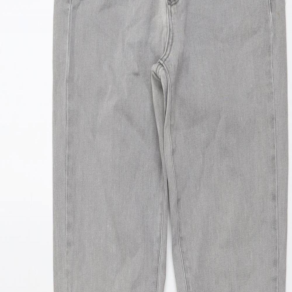 Paige Womens Grey Cotton Skinny Jeans Size 27 in L29 in Regular Button