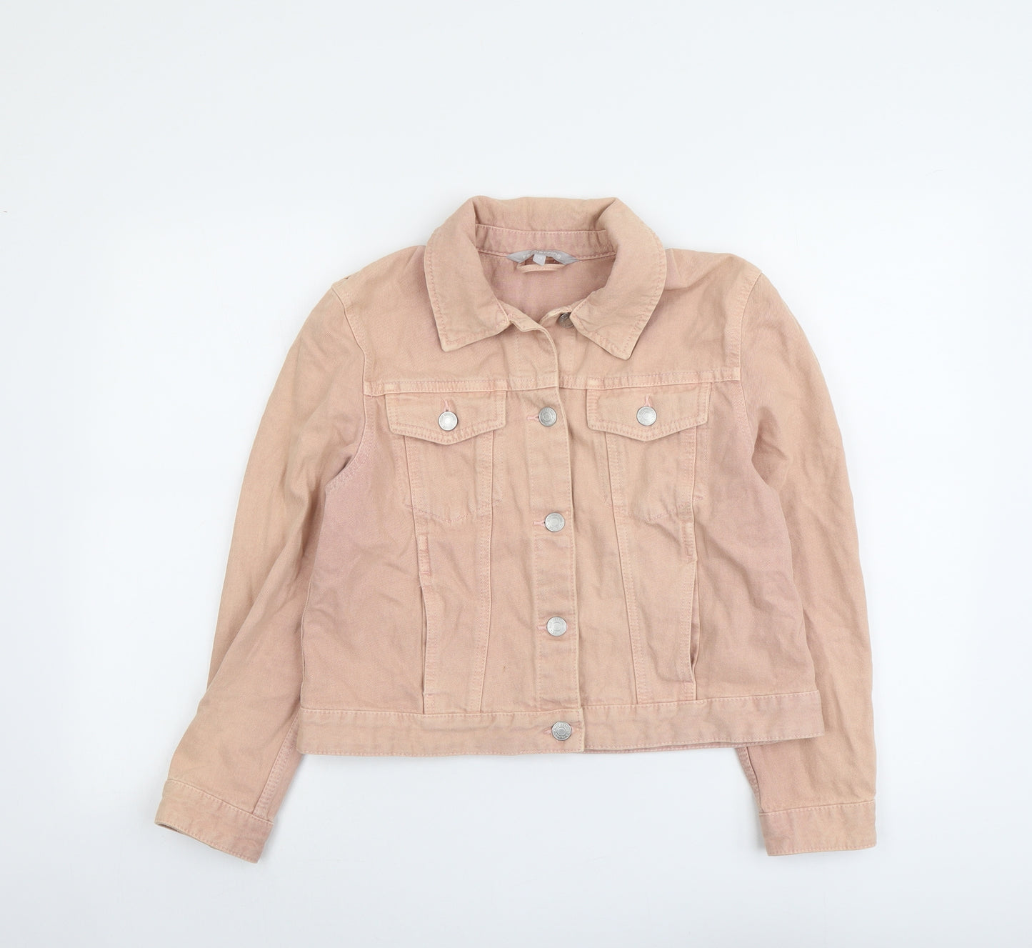 Red Herring Womens Pink Jacket Size 14 Button