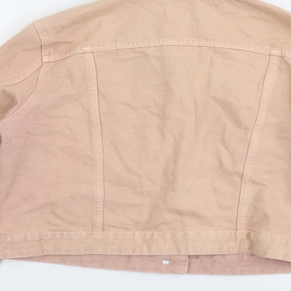 Red Herring Womens Pink Jacket Size 14 Button