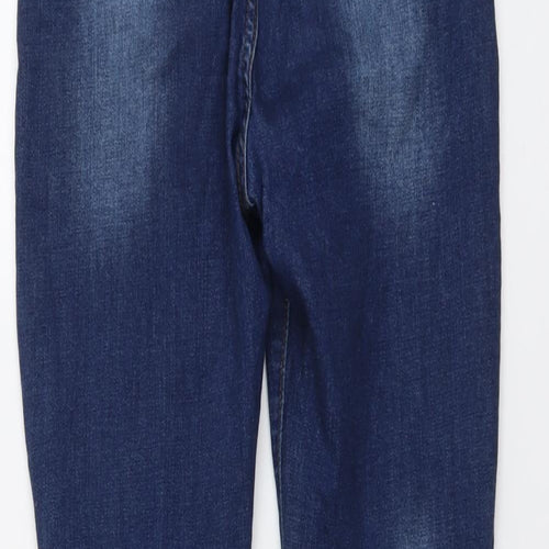 SONG Womens Blue Cotton Skinny Jeans Size 29 in L27 in Regular Button
