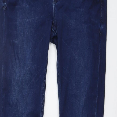 Supertrash Womens Blue Cotton Skinny Jeans Size 25 in L31 in Regular Button