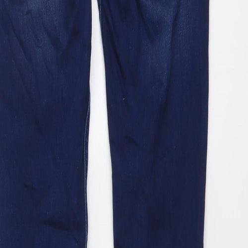 Supertrash Womens Blue Cotton Skinny Jeans Size 25 in L31 in Regular Button