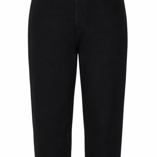 Dont Think Twice Womens Black Cotton Mom Jeans Size 10 L24 in Regular Button