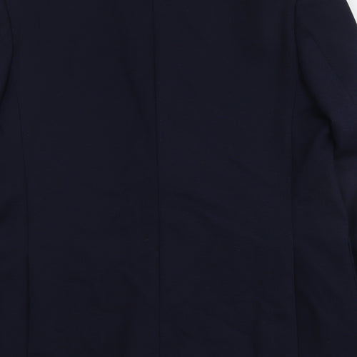 Marks and Spencer Mens Blue Polyester Jacket Suit Jacket Size 42 Regular