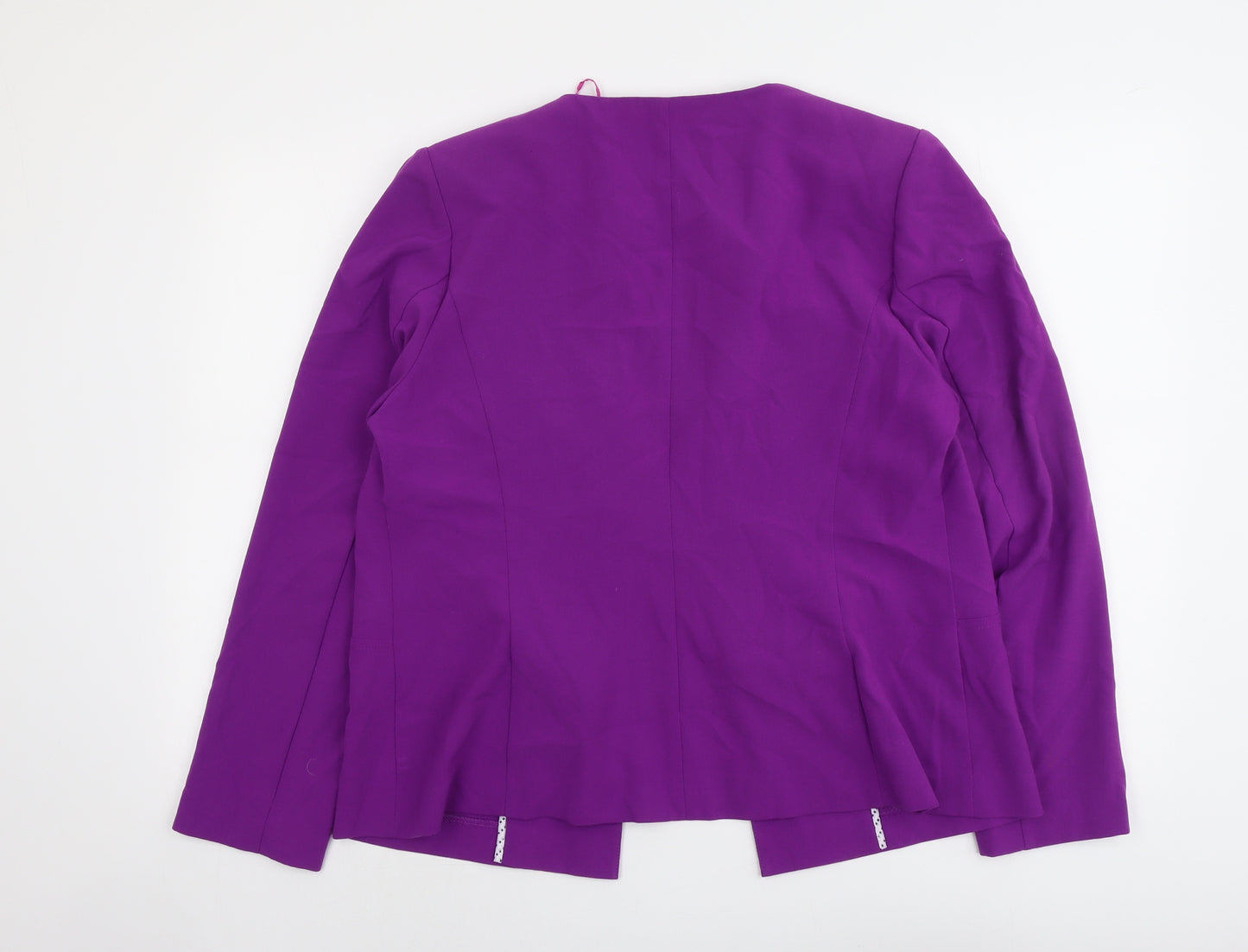 Marks and Spencer Womens Purple Jacket Blazer Size 16