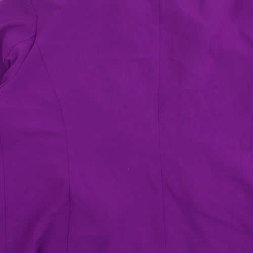 Marks and Spencer Womens Purple Jacket Blazer Size 16