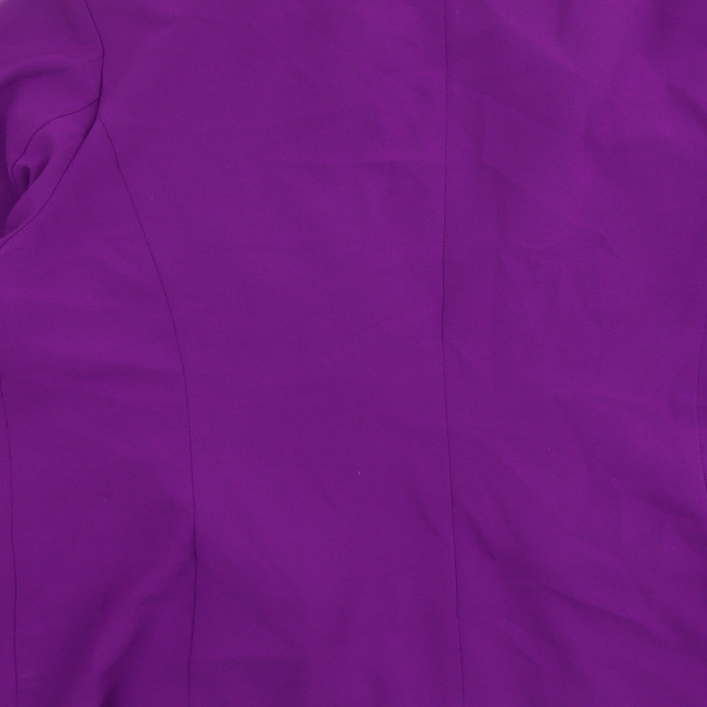 Marks and Spencer Womens Purple Jacket Blazer Size 16