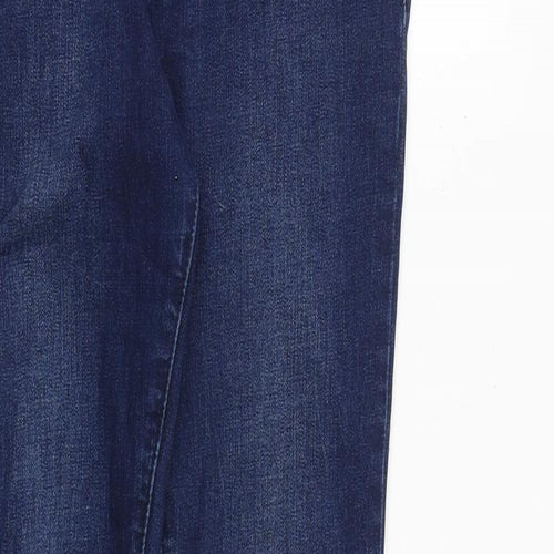 Glamorous Womens Blue Cotton Skinny Jeans Size S Regular Zip