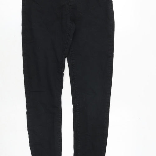 New Look Womens Black Cotton Jegging Jeans Size 12 Regular