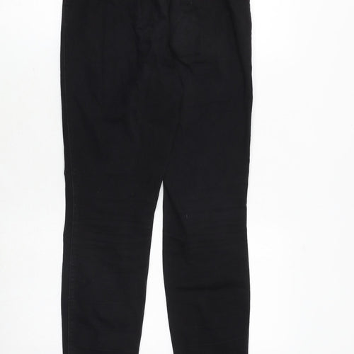 H&M Womens Black Cotton Jegging Jeans Size 10 Regular