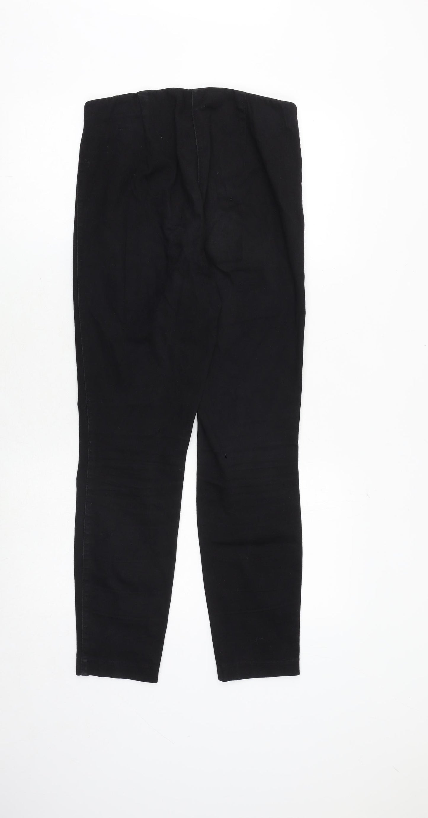 H&M Womens Black Cotton Jegging Jeans Size 10 Regular