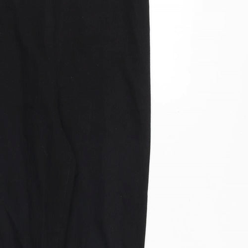 H&M Womens Black Cotton Jegging Jeans Size 10 Regular