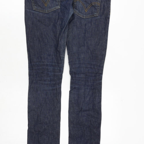 Signature by Levi Strauss & Co. Mens Blue Cotton Skinny Jeans Size 30 in Regular Zip