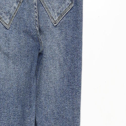 River Island Womens Blue Cotton Skinny Jeans Size 8 Regular Zip