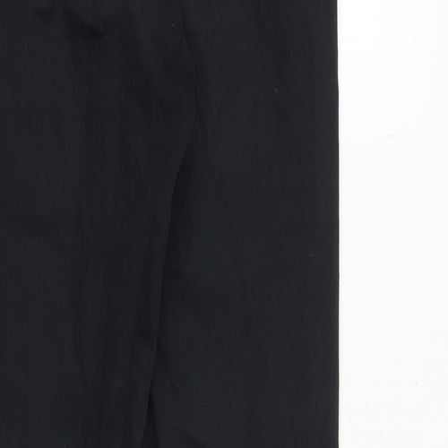 Topshop Womens Black Cotton Skinny Jeans Size 26 in Regular Zip