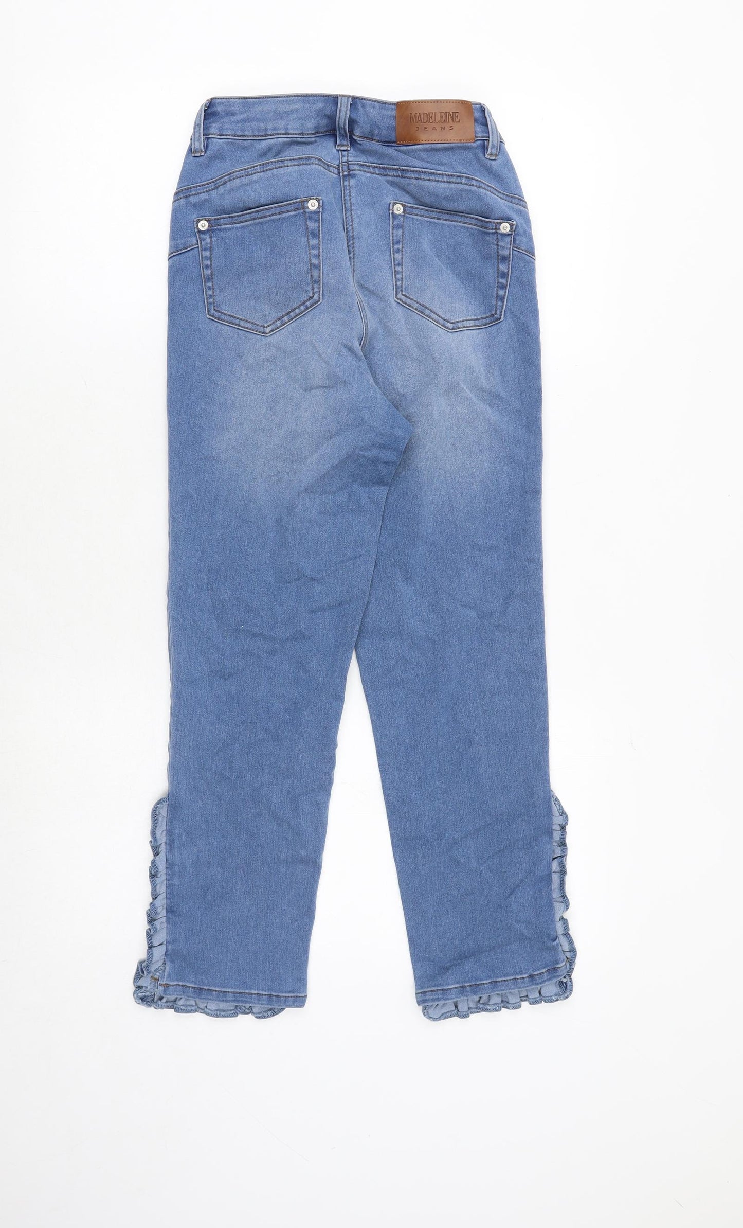 Madeleine Womens Blue Polyester Skinny Jeans Size 26 in Regular Zip