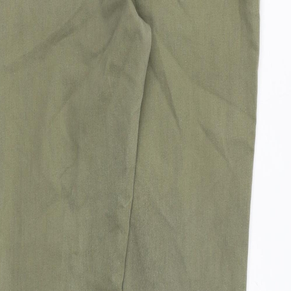 NEXT Womens Green Polyester Skinny Jeans Size 12 Regular Zip
