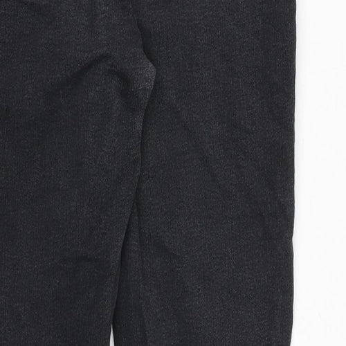 Marks and Spencer Womens Black Cotton Skinny Jeans Size 12 Regular Zip