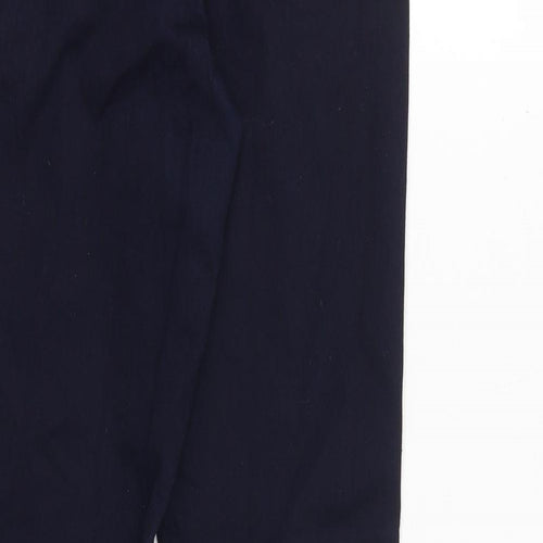 Marks and Spencer Womens Blue Cotton Skinny Jeans Size 10 Regular Zip