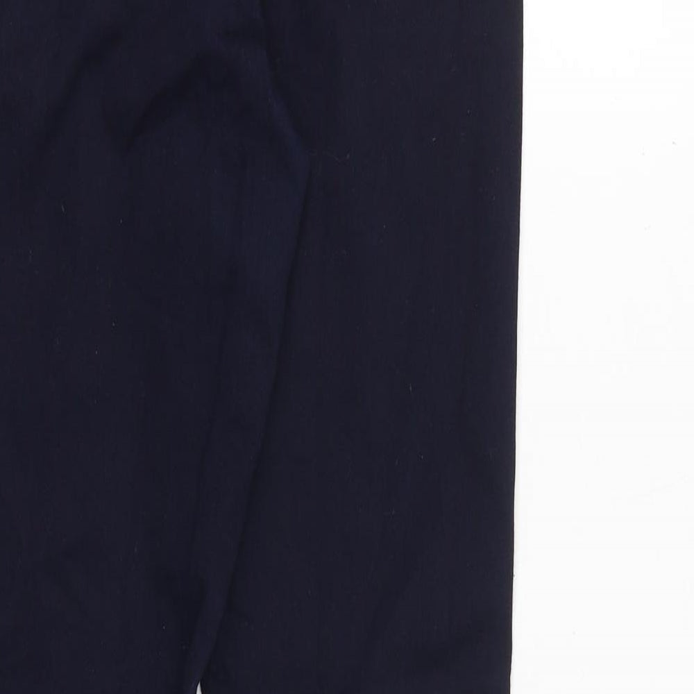Marks and Spencer Womens Blue Cotton Skinny Jeans Size 10 Regular Zip