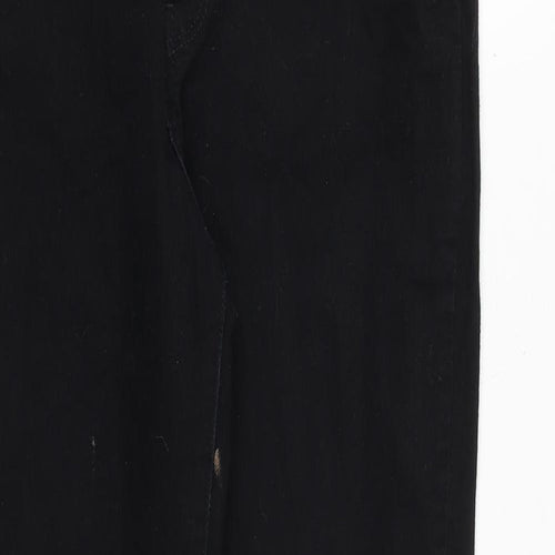 Levi's Womens Black Cotton Skinny Jeans Size 32 in Regular Zip
