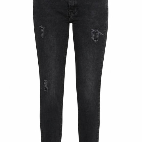 River Island Womens Grey Cotton Skinny Jeans Size 8 Regular Zip