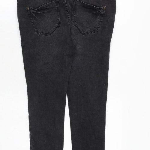 New Look Womens Grey Cotton Skinny Jeans Size 10 Regular