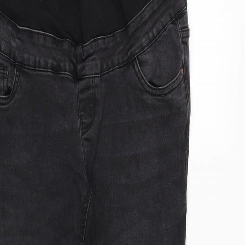 New Look Womens Grey Cotton Skinny Jeans Size 10 Regular