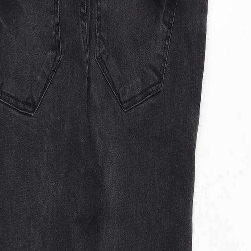 New Look Womens Grey Cotton Skinny Jeans Size 10 Regular