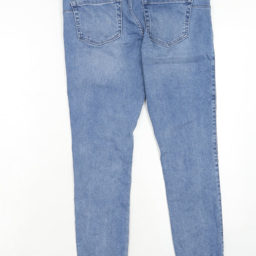 NEXT Womens Blue Cotton Skinny Jeans Size 10 Regular