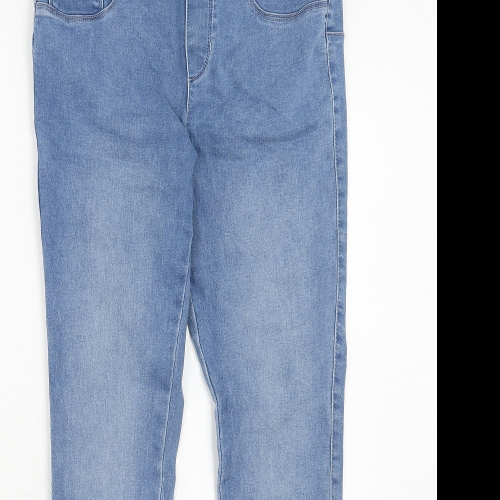 NEXT Womens Blue Cotton Skinny Jeans Size 10 Regular