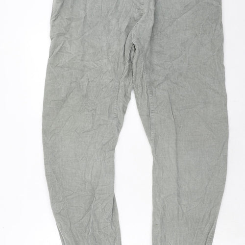 Religion Mens Grey Cotton Trousers Size 34 in Regular Zip