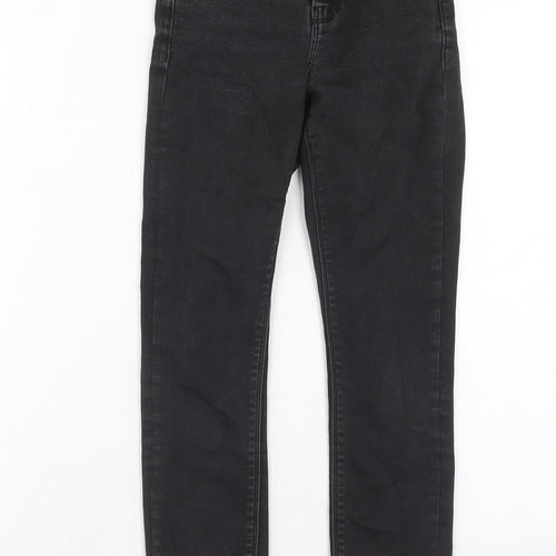 ASOS Womens Black Cotton Skinny Jeans Size 23 in L28 in Regular Zip