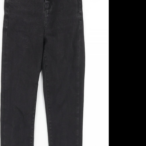 ASOS Womens Black Cotton Skinny Jeans Size 23 in L28 in Regular Zip