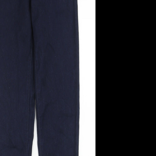 Oasis Womens Blue Cotton Skinny Jeans Size 8 Regular Zip