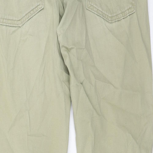 Levi's Mens Green Cotton Straight Jeans Size 34 in L30 in Regular Zip