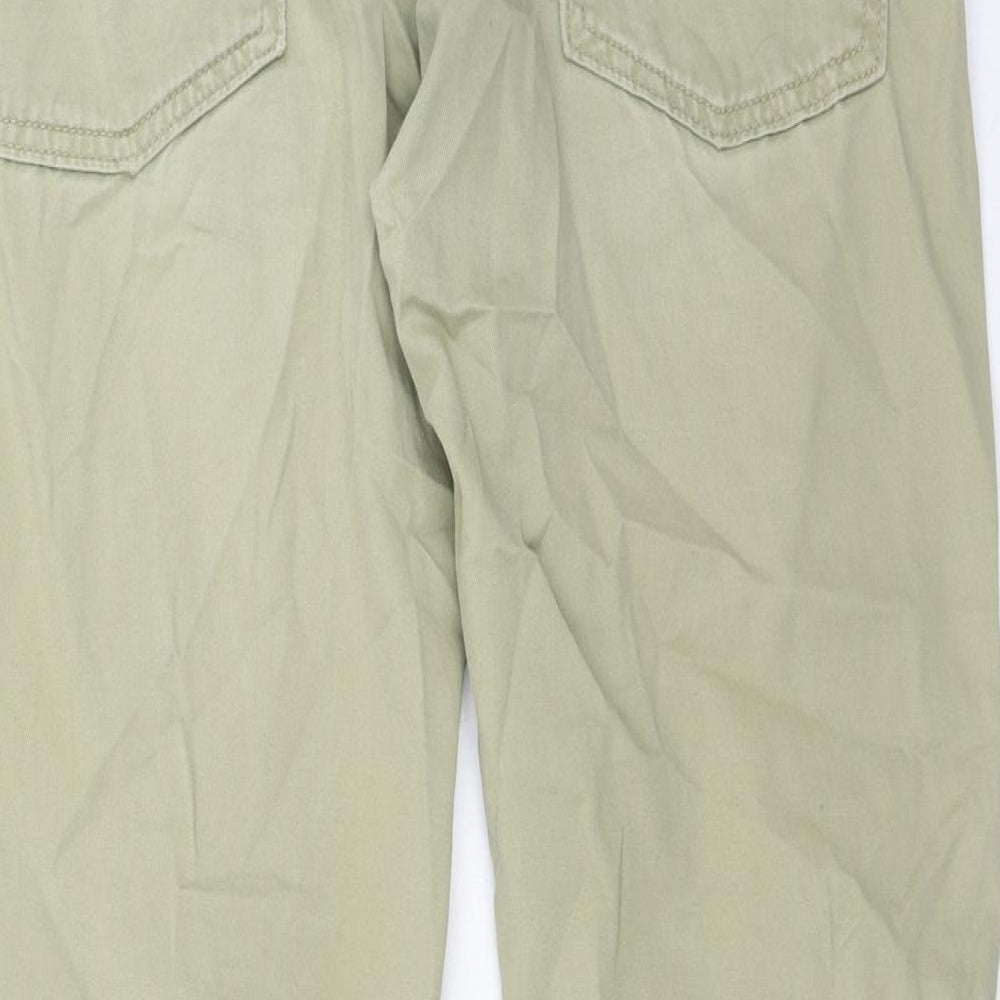 Levi's Mens Green Cotton Straight Jeans Size 34 in L30 in Regular Zip