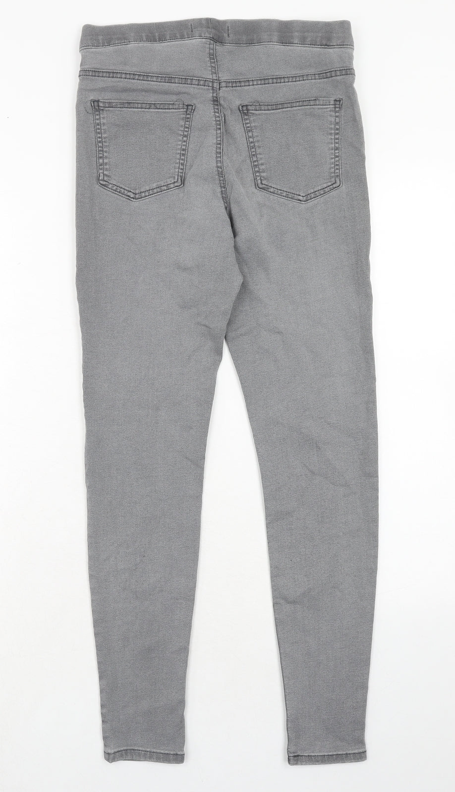 Marks and Spencer Womens Grey Cotton Jegging Jeans Size 10 Regular