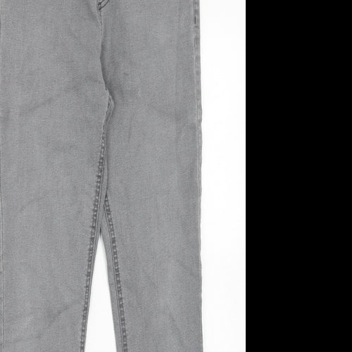 Marks and Spencer Womens Grey Cotton Jegging Jeans Size 10 Regular
