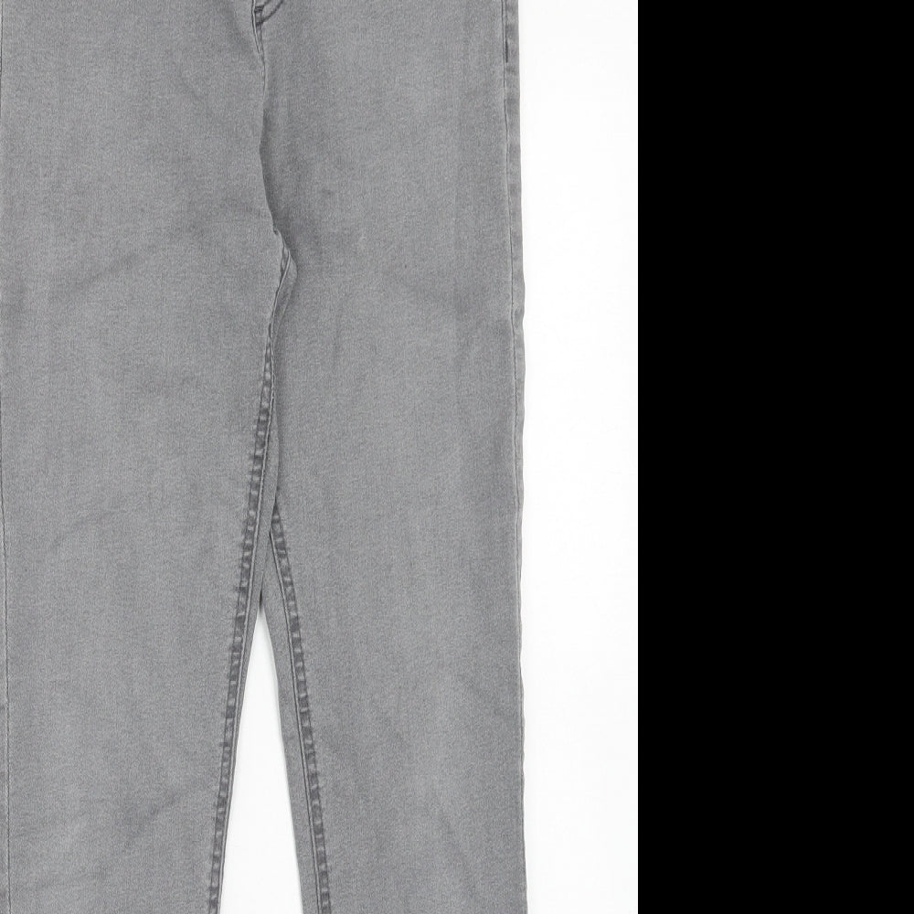 Marks and Spencer Womens Grey Cotton Jegging Jeans Size 10 Regular