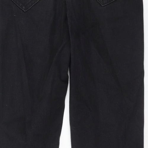 Saint Tropez Clothing Womens Black Cotton Skinny Jeans Size XL Regular Zip