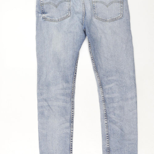 Levi's Mens Blue Cotton Skinny Jeans Size 32 in L32 in Regular Zip