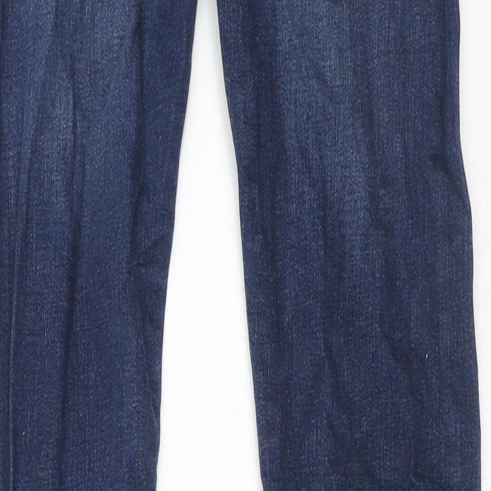 Levi's Boys Blue Cotton Straight Jeans Size 16 Years Regular Zip