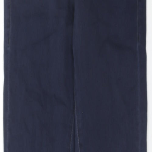 Topshop Womens Blue Cotton Skinny Jeans Size 24 in L32 in Regular Zip