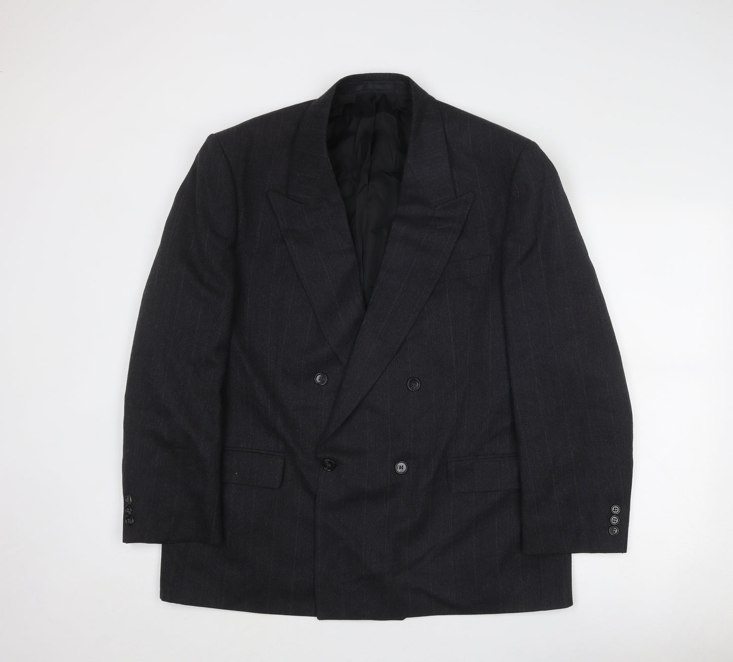 St Michael Mens Grey Polyester Jacket Suit Jacket Size 44 Regular