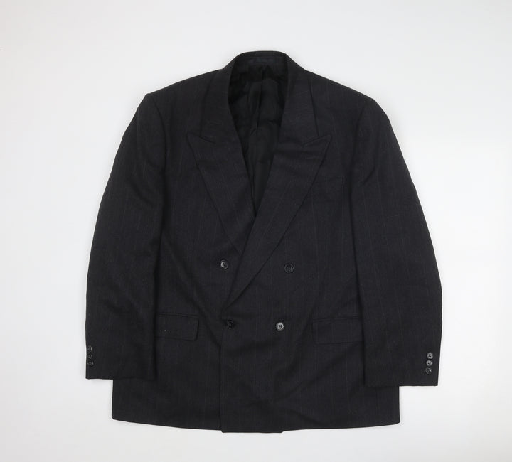 St Michael Mens Grey Polyester Jacket Suit Jacket Size 44 Regular