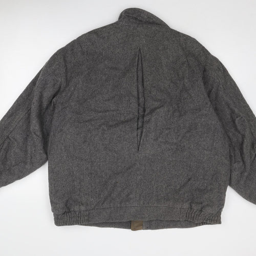 C&A Mens Grey Jacket Size 44 Zip