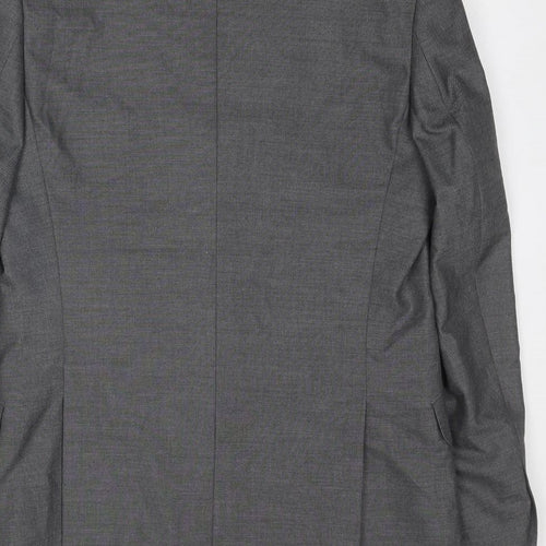 Marks and Spencer Mens Grey Polyester Jacket Suit Jacket Size 42 Regular