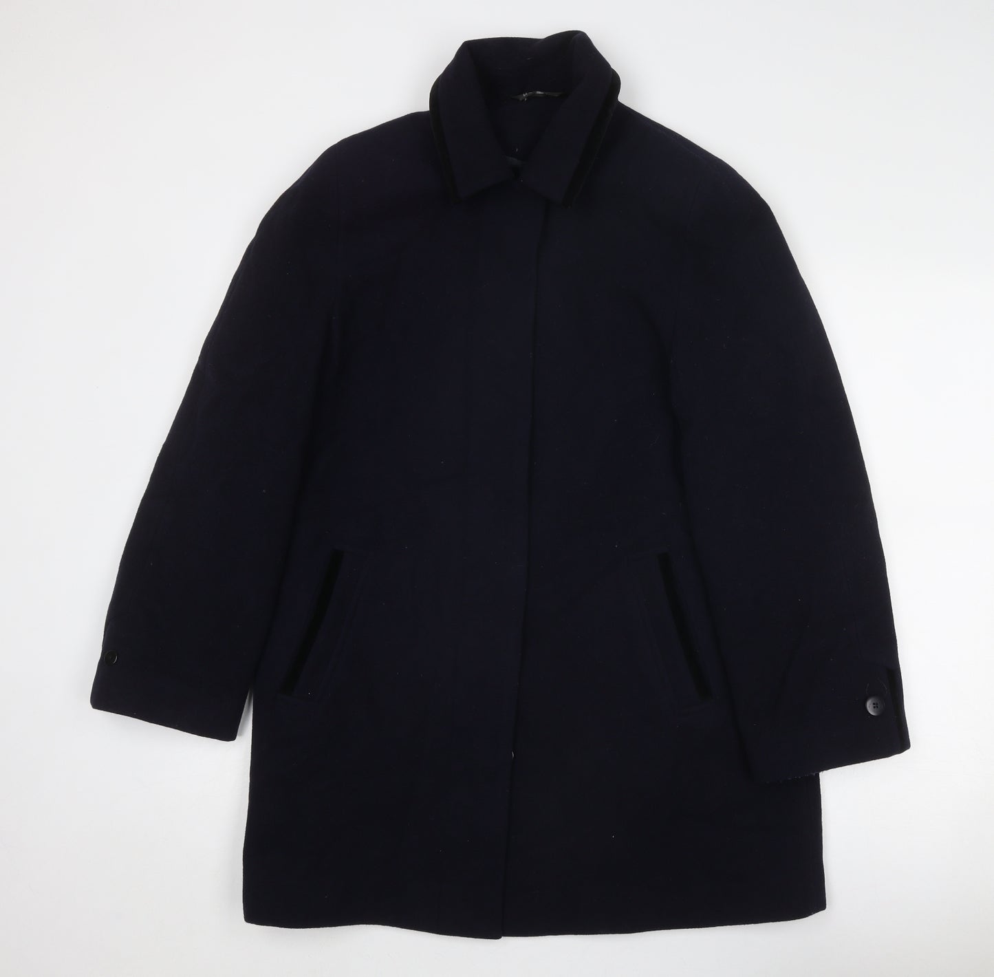 BHS Womens Blue Jacket Size 12 Button