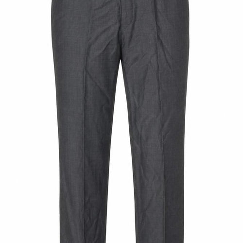 Marks and Spencer Mens Grey Wool Dress Pants Trousers Size 34 in Regular Zip